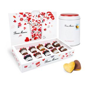 Coffret "un pot, beaucoup d'amour" et Tendres Cœurs au chocolat