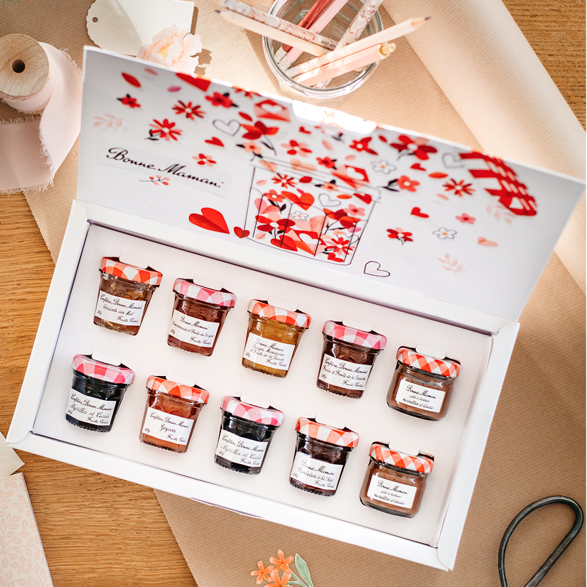 Coffret "un pot, beaucoup d'amour" et Tendres Cœurs au chocolat - Image 2