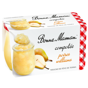 Compotée poires williams fève tonka