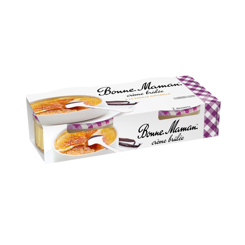 Crème brûlée à la vanille naturelle