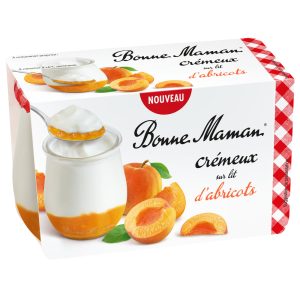 Crémeux sur lit d'abricots