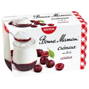 Crémeux sur lit de cerises