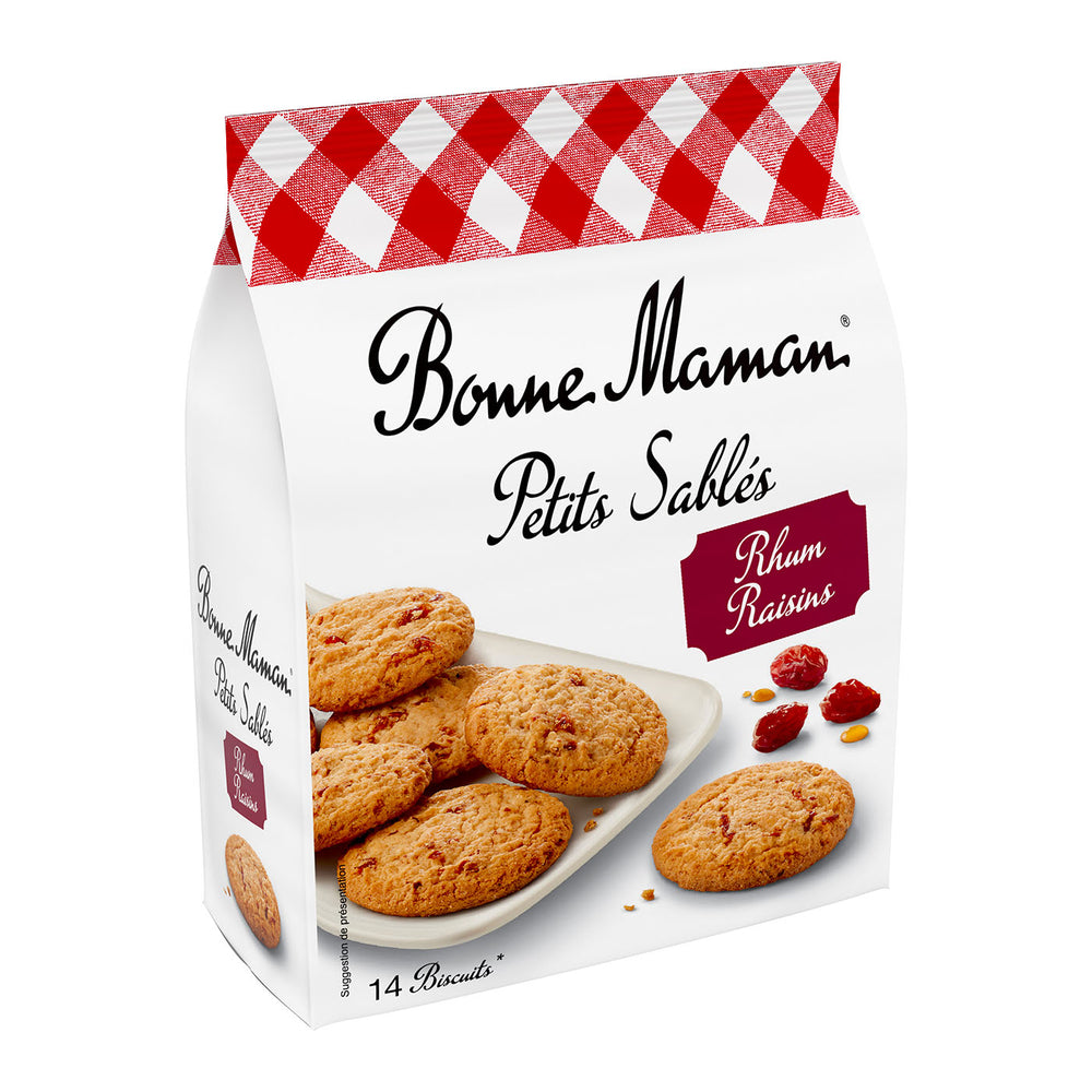 Le sablé rhum raisins