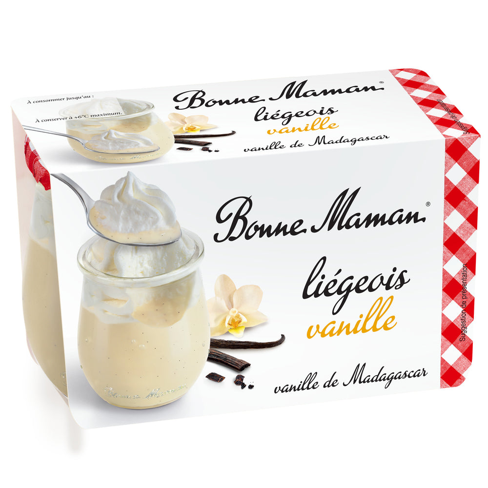 Liégeois à la vanille