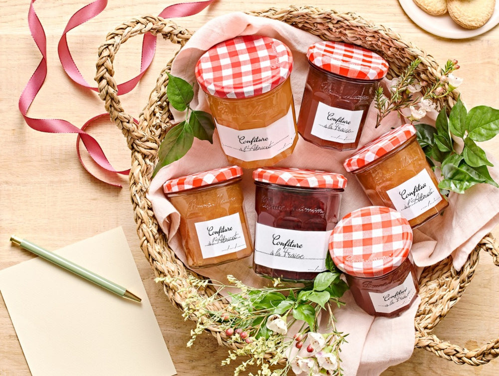 Lot de 6 Couvercles et Etiquettes pour pots de Confiture 370g - Image 3