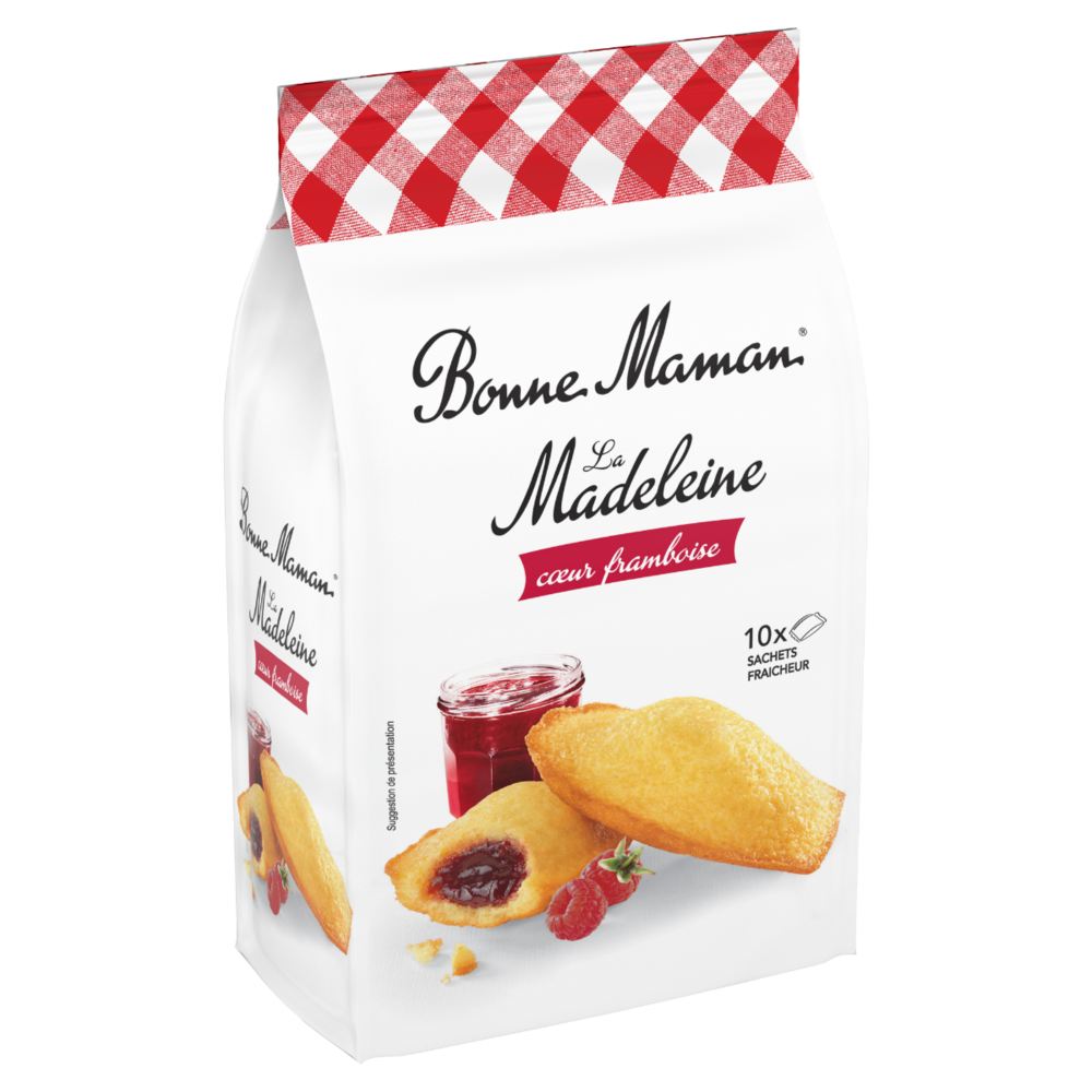 La Madeleine coeur framboise