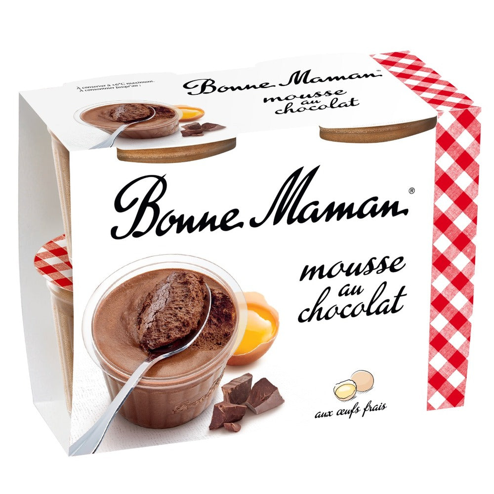 Mousses aux œufs frais au chocolat
