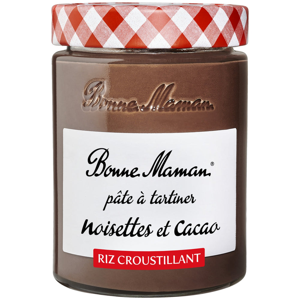 Pâte à tartiner Noisettes et Cacao riz croustillant