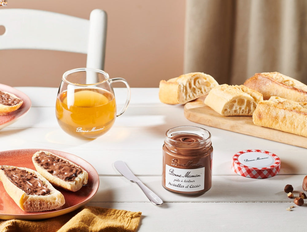 Pâte à Tartiner Noisettes et Cacao et son tartineur en métal - Image 3