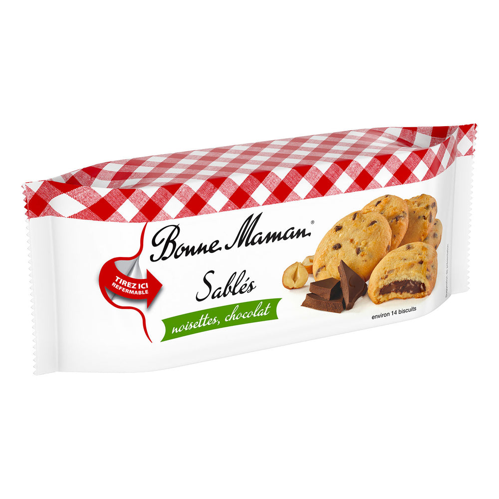 Sablés noisettes, chocolat