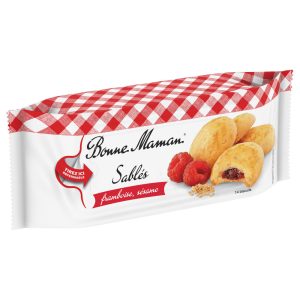 Sablés framboise, sésame